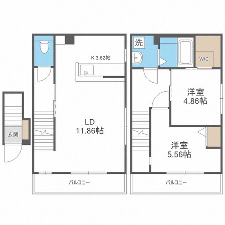 RESIDENCE城西の物件間取画像